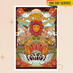 Dave Matthews Band June 7 8 2025 Sao Paulo Brazil Poster